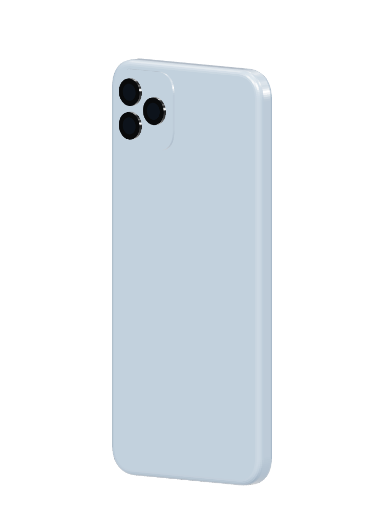 Apple iPhone 18 Pro Max (Gleccserszín) – generált modell a gyártói méretekből